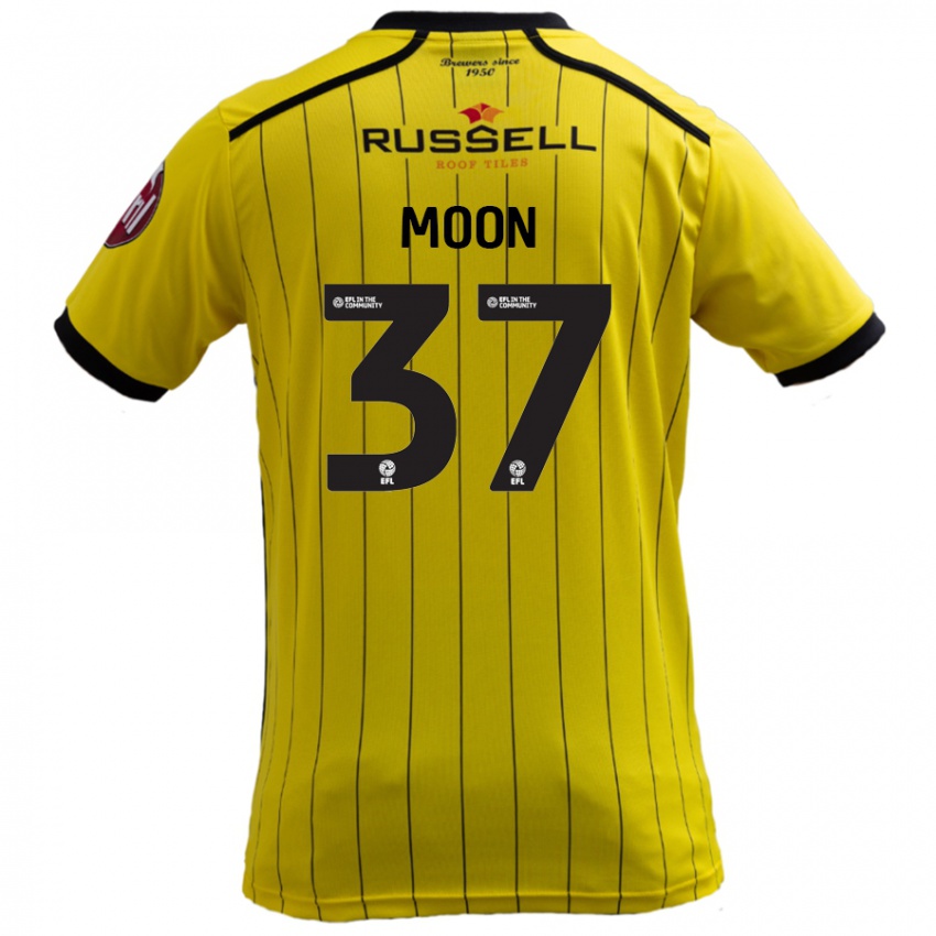 Enfant Maillot Jasper Moon #37 Jaune Tenues Domicile 2024/25 T-Shirt Belgique