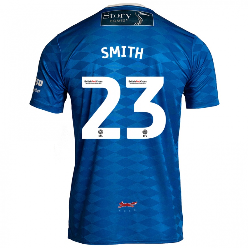 Enfant Maillot Jude Smith #23 Bleu Tenues Domicile 2024/25 T-Shirt Belgique