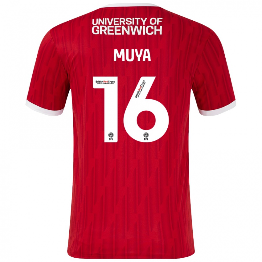 Kinderen Karin Muya #16 Rood Wit Thuisshirt Thuistenue 2024/25 T-Shirt België