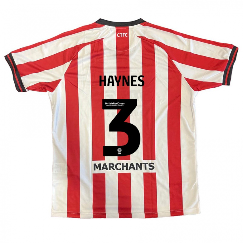 Kinderen Ryan Haynes #3 Rood Wit Thuisshirt Thuistenue 2024/25 T-Shirt België