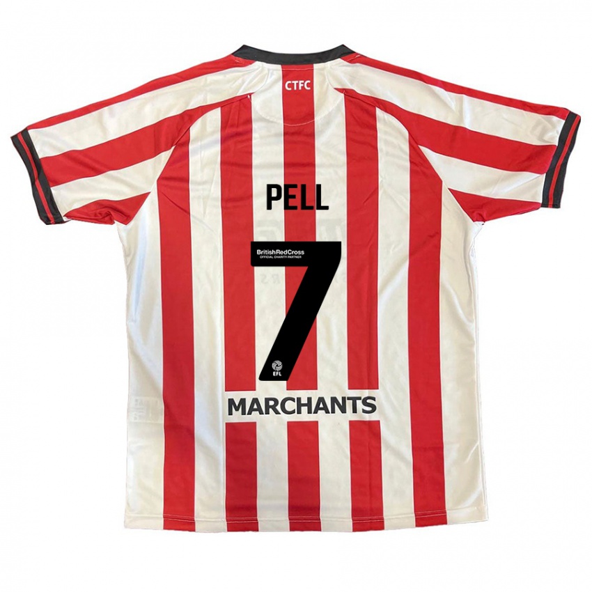 Kinderen Harry Pell #7 Rood Wit Thuisshirt Thuistenue 2024/25 T-Shirt België