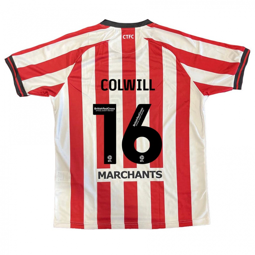 Kinderen Joel Colwill #16 Rood Wit Thuisshirt Thuistenue 2024/25 T-Shirt België