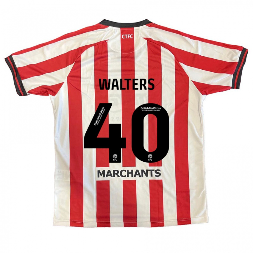 Kinderen Cameron Walters #40 Rood Wit Thuisshirt Thuistenue 2024/25 T-Shirt België