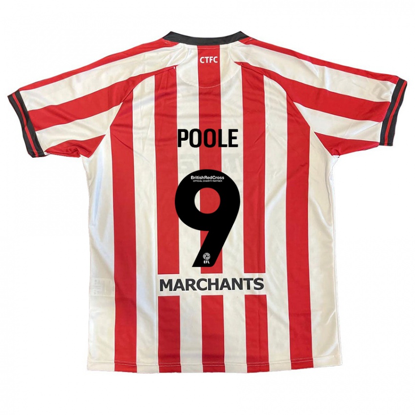 Kinderen Phoebie Poole #9 Rood Wit Thuisshirt Thuistenue 2024/25 T-Shirt België