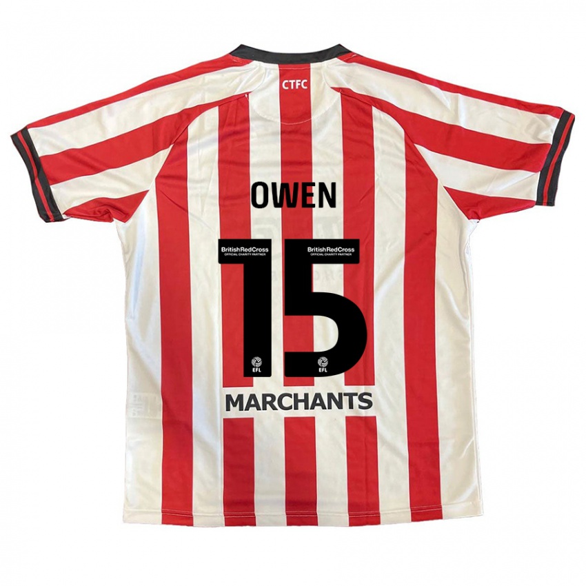 Kinderen Emily Owen #15 Rood Wit Thuisshirt Thuistenue 2024/25 T-Shirt België