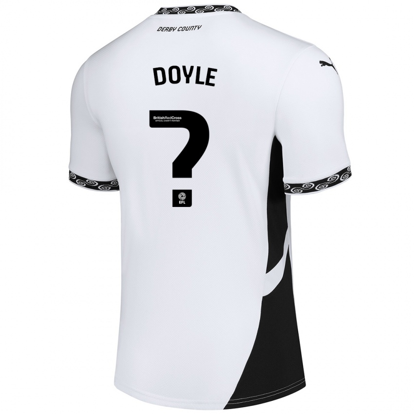 Kinderen Aj Doyle #0 Wit Zwart Thuisshirt Thuistenue 2024/25 T-Shirt België