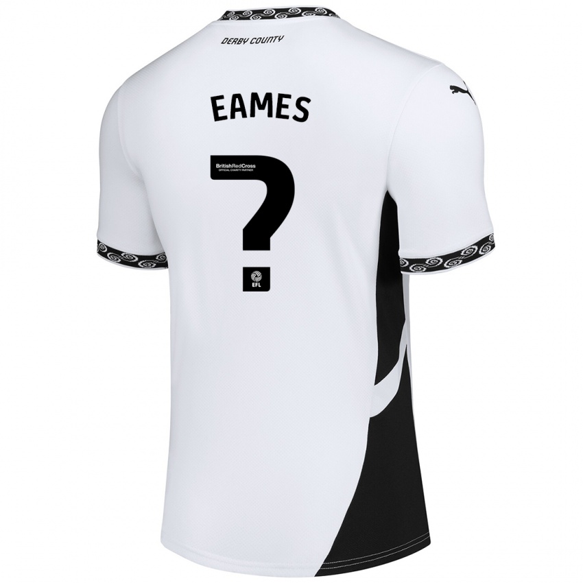 Kinderen Owen Eames #0 Wit Zwart Thuisshirt Thuistenue 2024/25 T-Shirt België