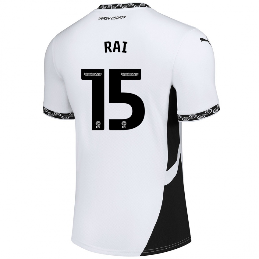 Kinderen Kira Rai #15 Wit Zwart Thuisshirt Thuistenue 2024/25 T-Shirt België