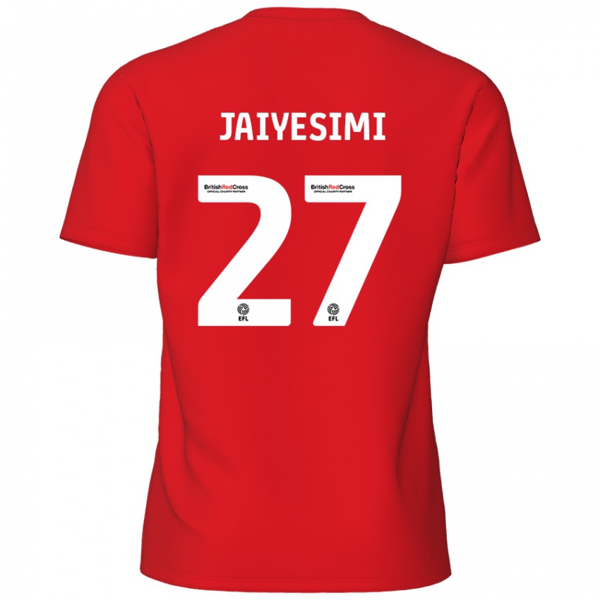 Enfant Maillot Diallang Jaiyesimi #27 Rouge Tenues Domicile 2024/25 T-Shirt Belgique