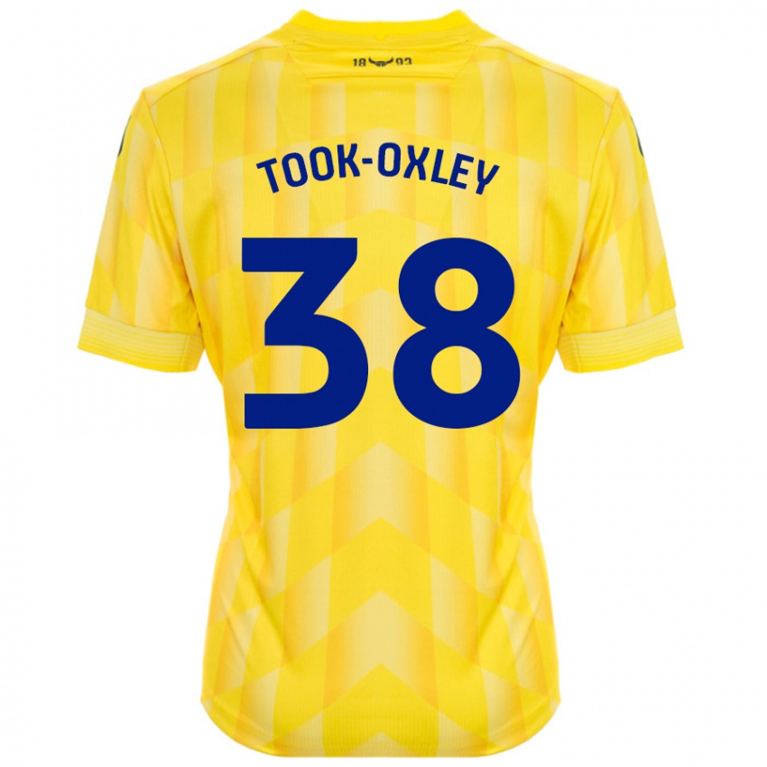 Kinderen Zaide Took-Oxley #38 Geel Thuisshirt Thuistenue 2024/25 T-Shirt België