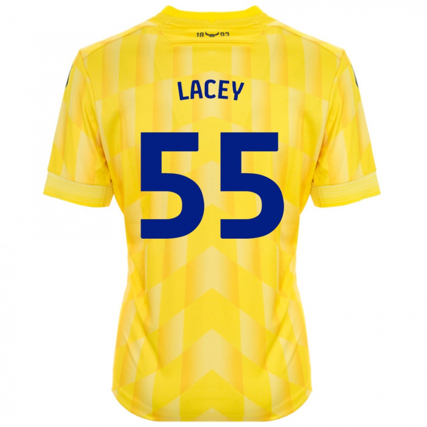 Kinderen Aaron Lacey #55 Geel Thuisshirt Thuistenue 2024/25 T-Shirt België