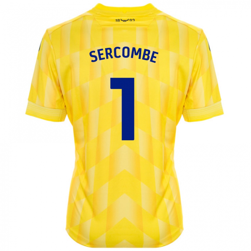 Kinderen Paris Sercombe #1 Geel Thuisshirt Thuistenue 2024/25 T-Shirt België