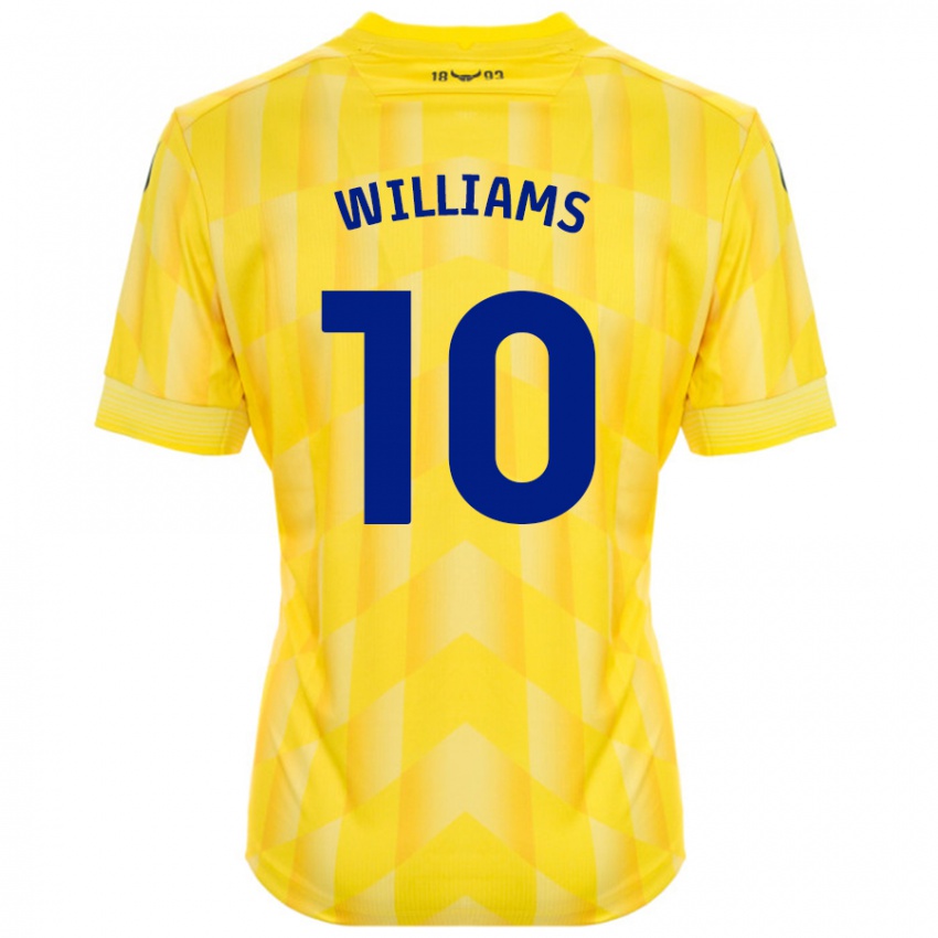 Kinderen Cheryl Williams #10 Geel Thuisshirt Thuistenue 2024/25 T-Shirt België