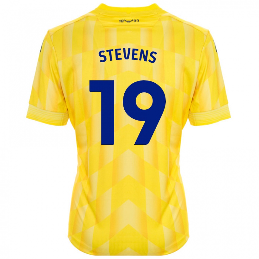 Kinderen Lily Stevens #19 Geel Thuisshirt Thuistenue 2024/25 T-Shirt België