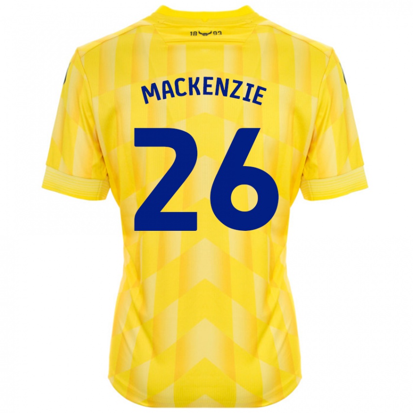 Kinderen Hannah Mackenzie #26 Geel Thuisshirt Thuistenue 2024/25 T-Shirt België