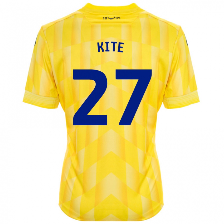 Kinderen Rose Kite #27 Geel Thuisshirt Thuistenue 2024/25 T-Shirt België