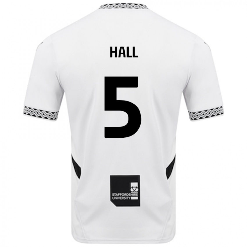 Enfant Maillot Connor Hall #5 Blanc Tenues Domicile 2024/25 T-Shirt Belgique