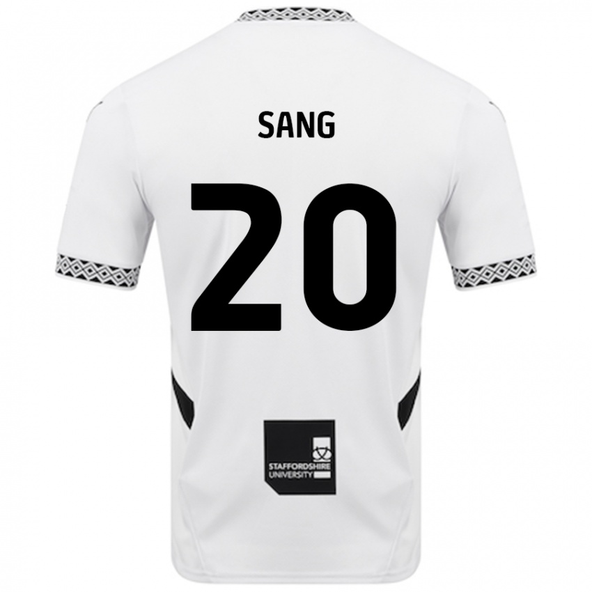 Enfant Maillot Tom Sang #20 Blanc Tenues Domicile 2024/25 T-Shirt Belgique