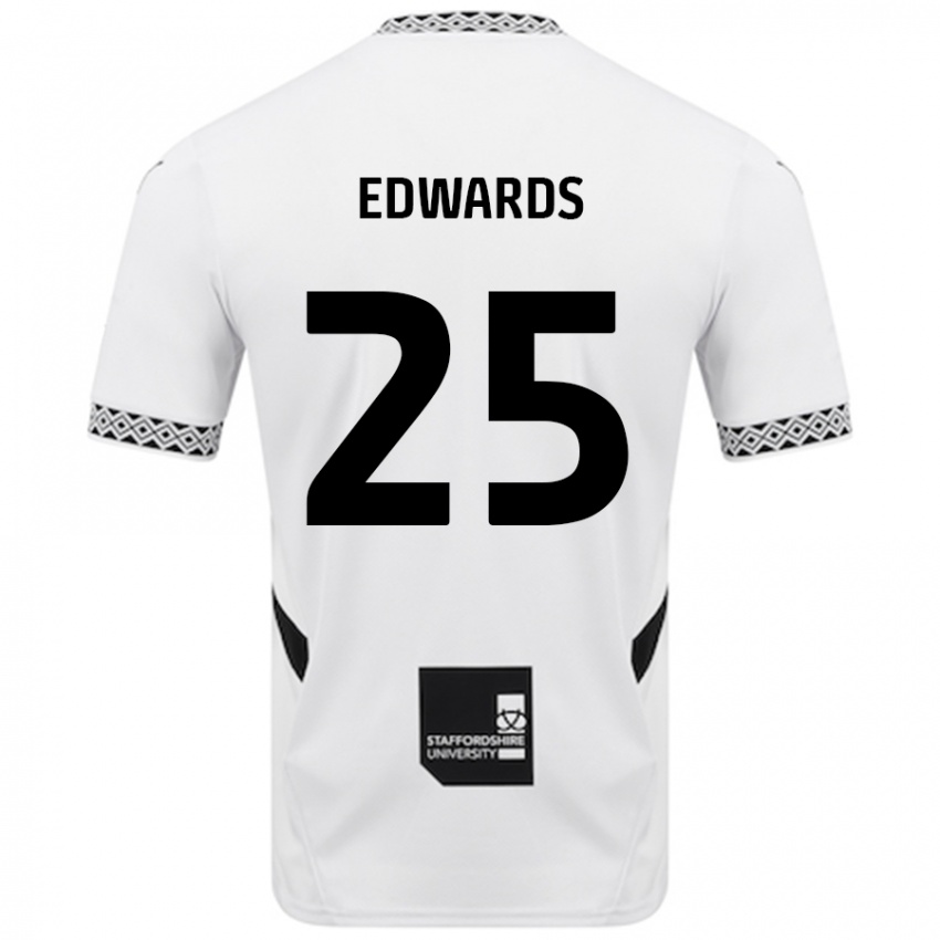 Enfant Maillot Diamond Edwards #25 Blanc Tenues Domicile 2024/25 T-Shirt Belgique