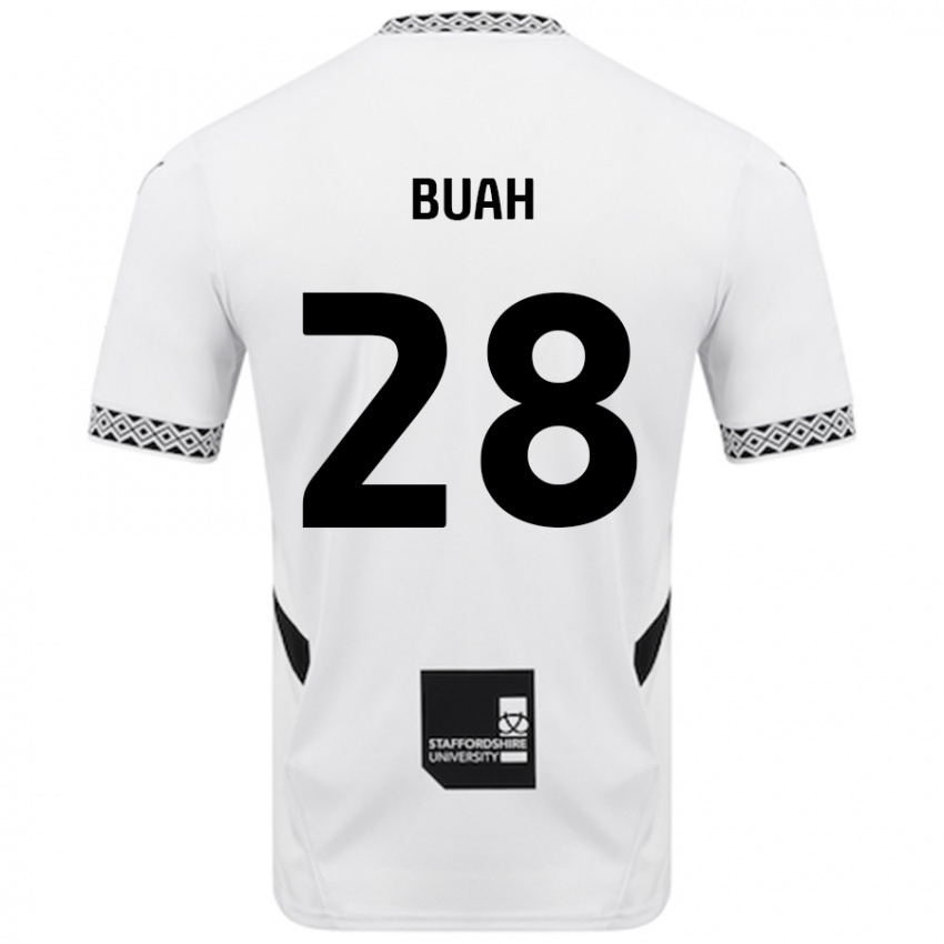 Enfant Maillot Andrew Buah #28 Blanc Tenues Domicile 2024/25 T-Shirt Belgique