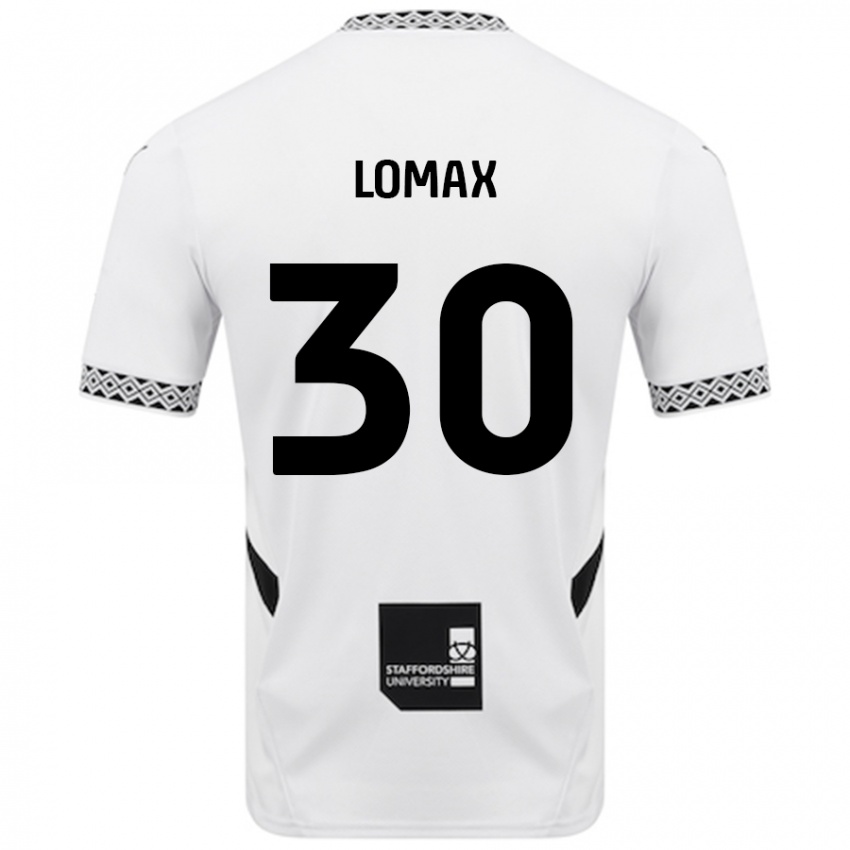 Enfant Maillot Ben Lomax #30 Blanc Tenues Domicile 2024/25 T-Shirt Belgique