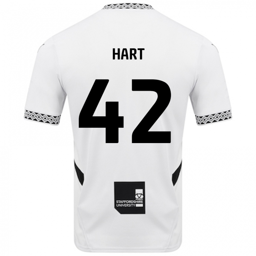 Enfant Maillot Sam Hart #42 Blanc Tenues Domicile 2024/25 T-Shirt Belgique