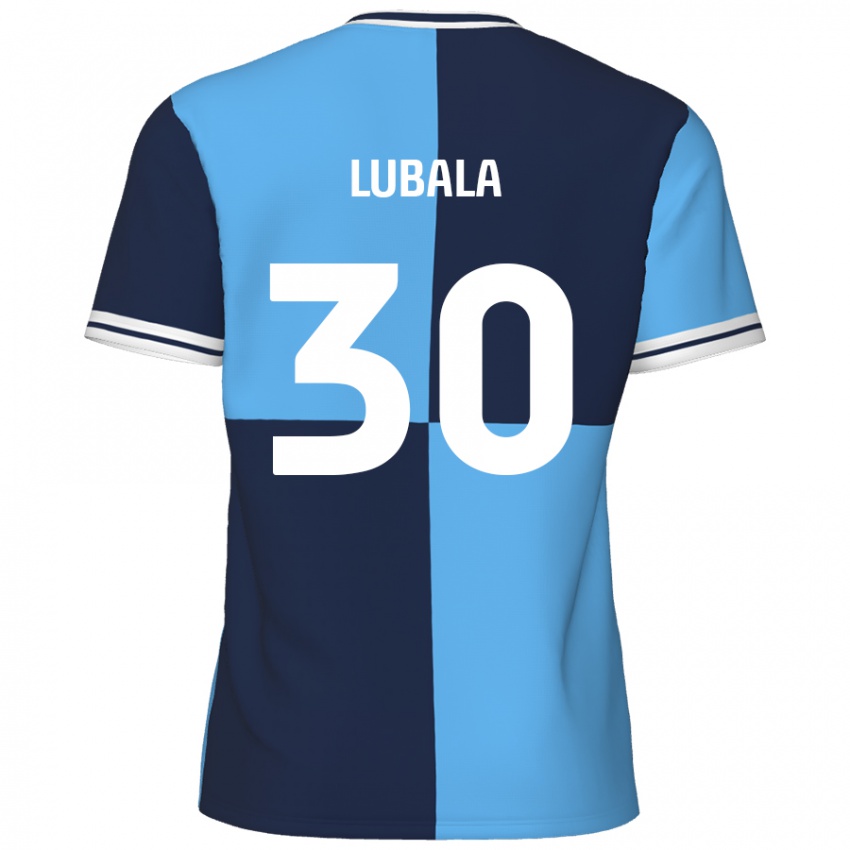 Enfant Maillot Bez Lubala #30 Bleu Ciel Bleu Foncé Tenues Domicile 2024/25 T-Shirt Belgique