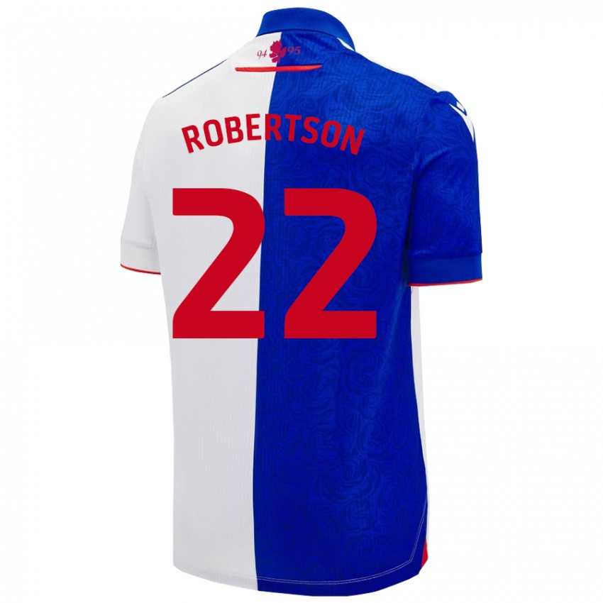 Kinderen Millie Robertson #22 Hemelsblauw Wit Thuisshirt Thuistenue 2024/25 T-Shirt België