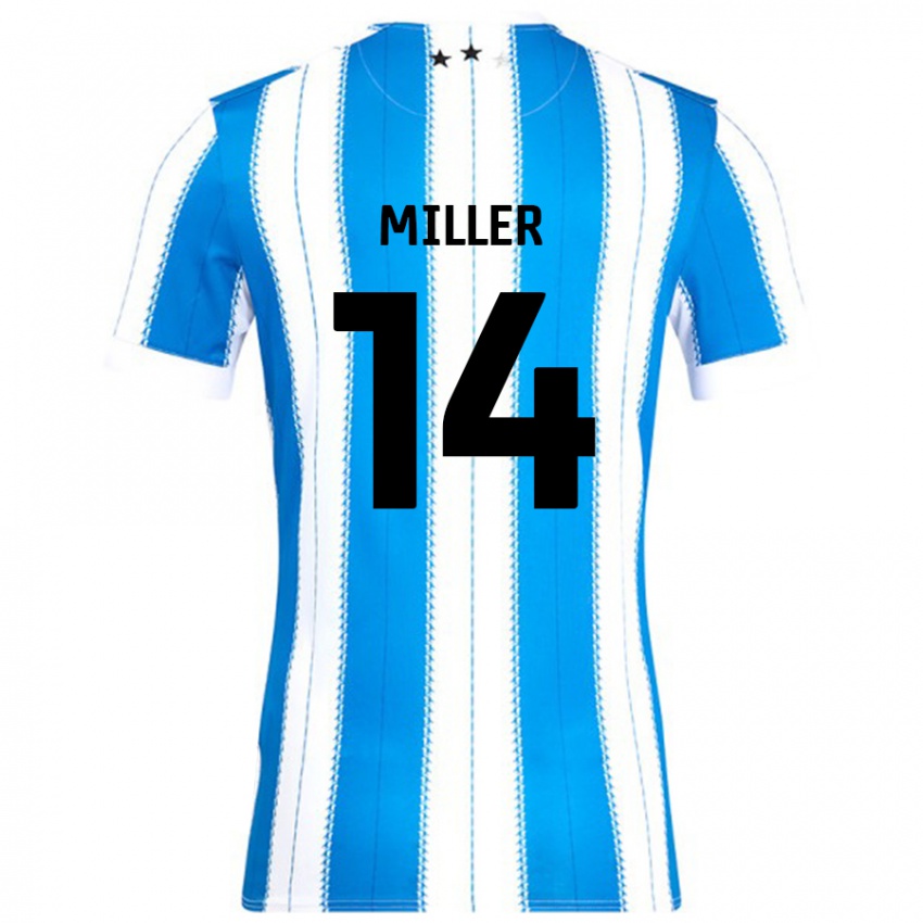 Kinderen Mickel Miller #14 Blauw Wit Thuisshirt Thuistenue 2024/25 T-Shirt België