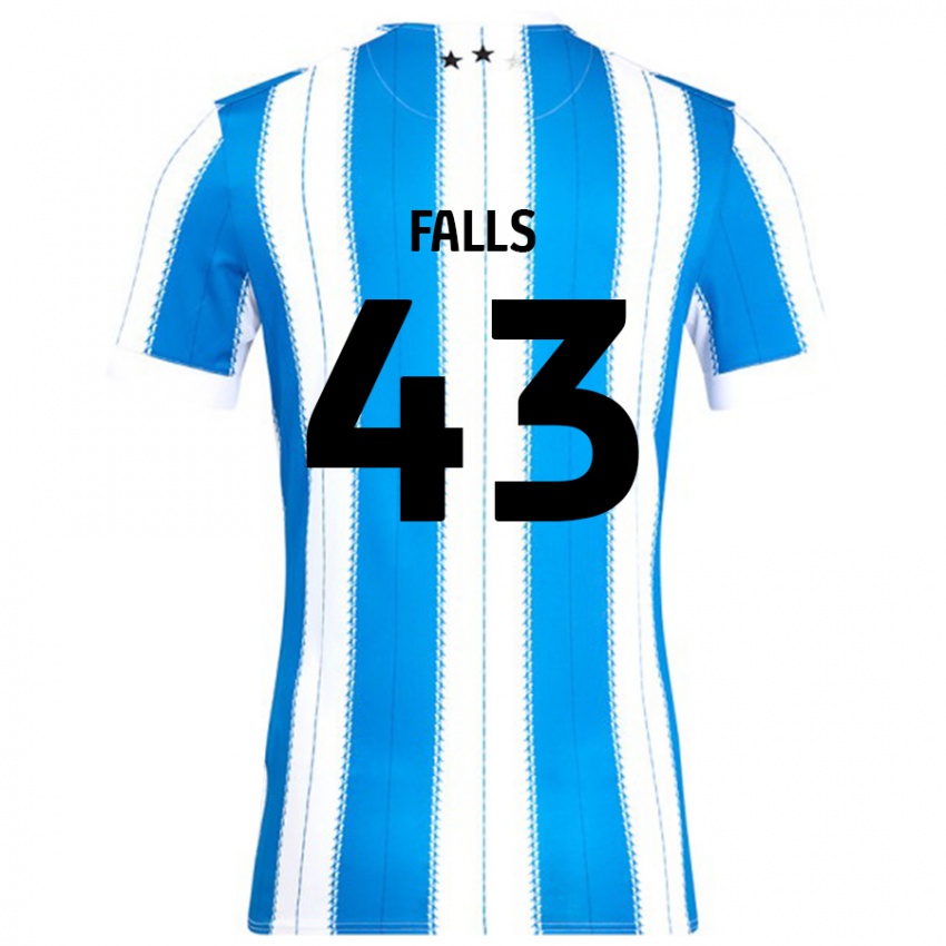 Kinderen Conor Falls #43 Blauw Wit Thuisshirt Thuistenue 2024/25 T-Shirt België