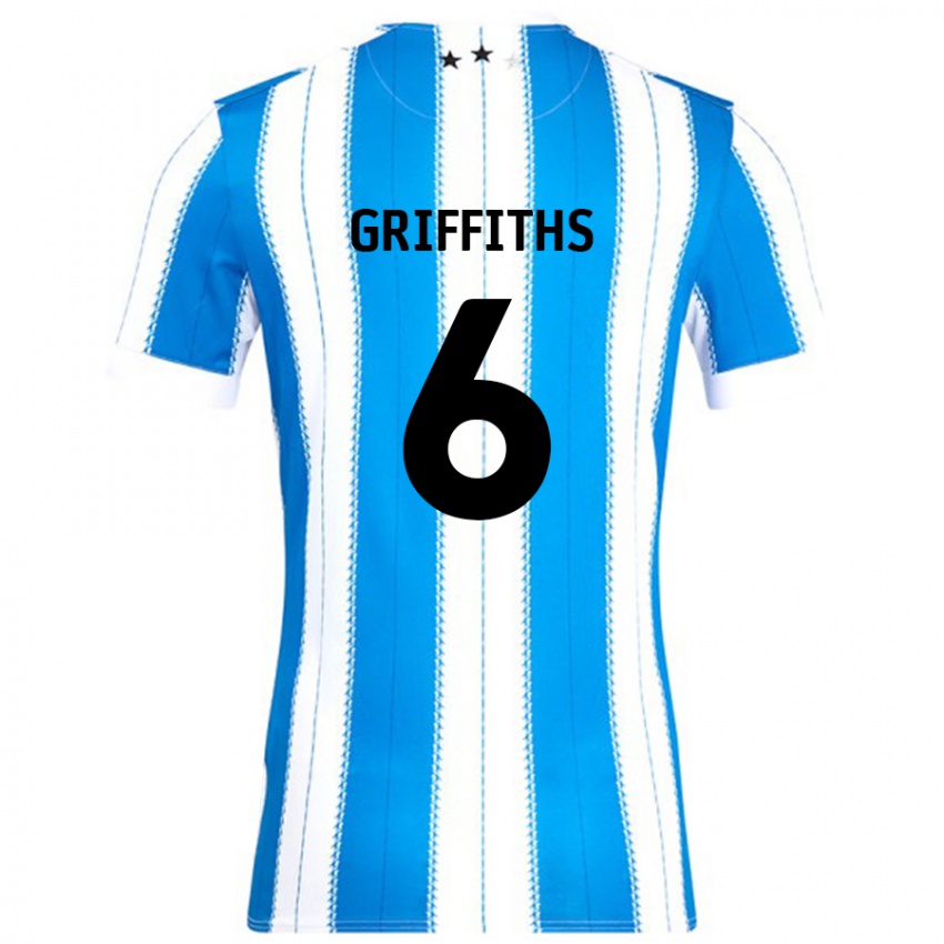 Kinderen Lauren Griffiths #6 Blauw Wit Thuisshirt Thuistenue 2024/25 T-Shirt België