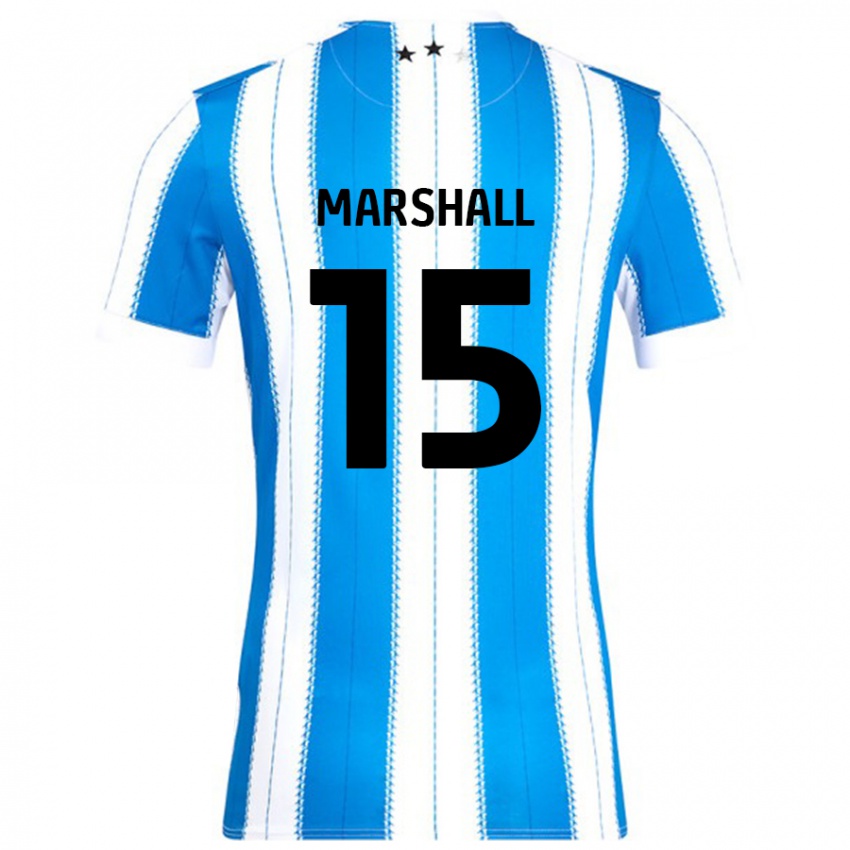 Kinderen Georgia Marshall #15 Blauw Wit Thuisshirt Thuistenue 2024/25 T-Shirt België