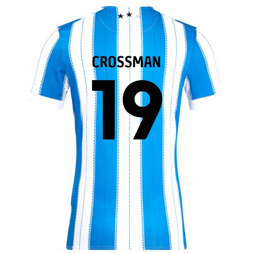 Kinderen Paige Crossman #19 Blauw Wit Thuisshirt Thuistenue 2024/25 T-Shirt België