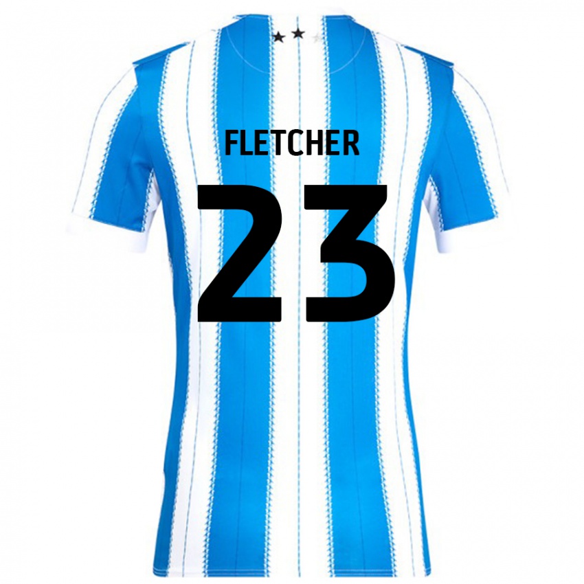 Kinderen Serena Fletcher #23 Blauw Wit Thuisshirt Thuistenue 2024/25 T-Shirt België