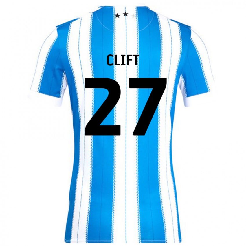 Kinderen Cassidy Clift #27 Blauw Wit Thuisshirt Thuistenue 2024/25 T-Shirt België