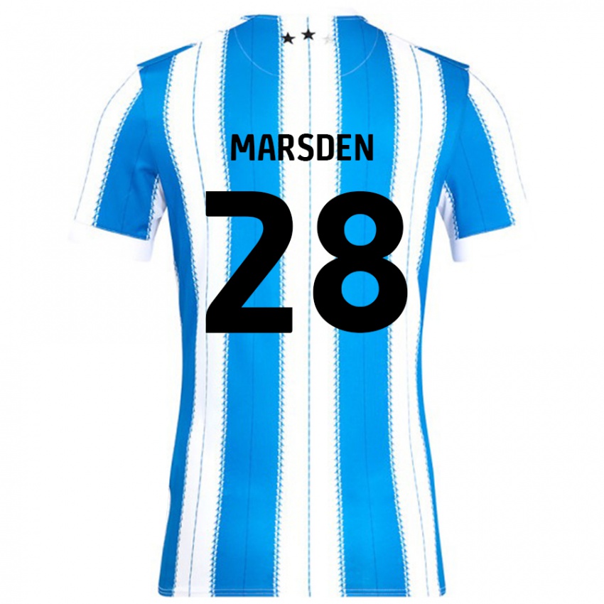 Kinderen Brooke Marsden #28 Blauw Wit Thuisshirt Thuistenue 2024/25 T-Shirt België