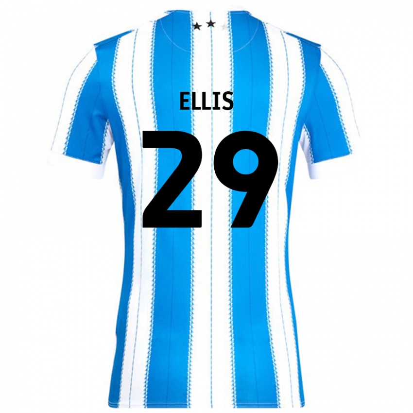 Kinderen Molly Ellis #29 Blauw Wit Thuisshirt Thuistenue 2024/25 T-Shirt België