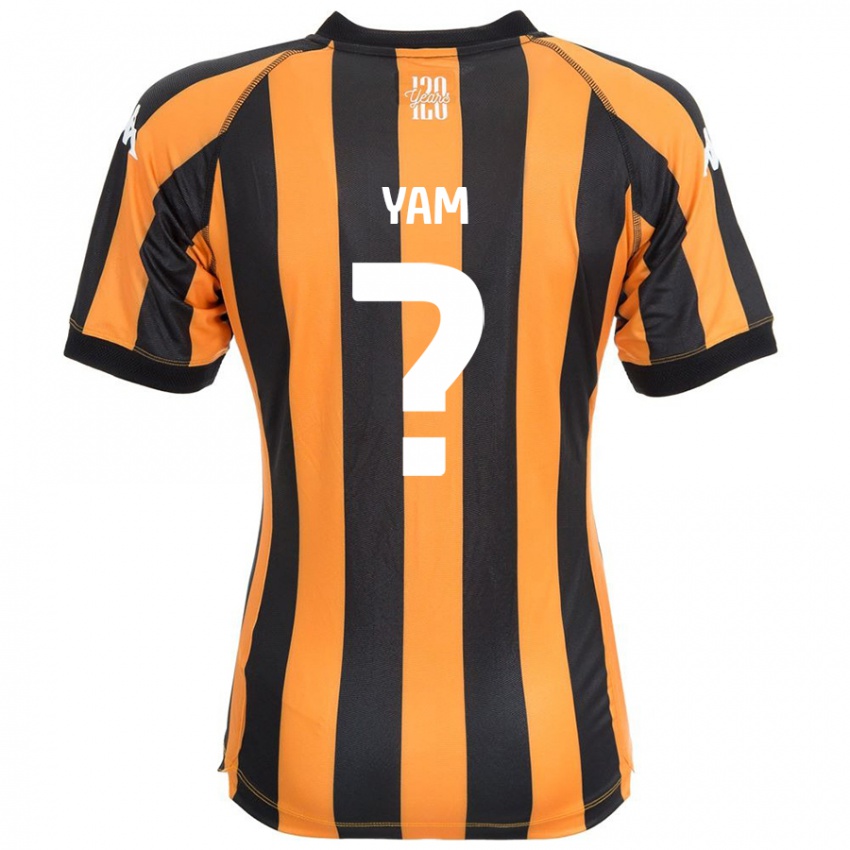 Kinderen Callum Yam #0 Zwart Amber Thuisshirt Thuistenue 2024/25 T-Shirt België