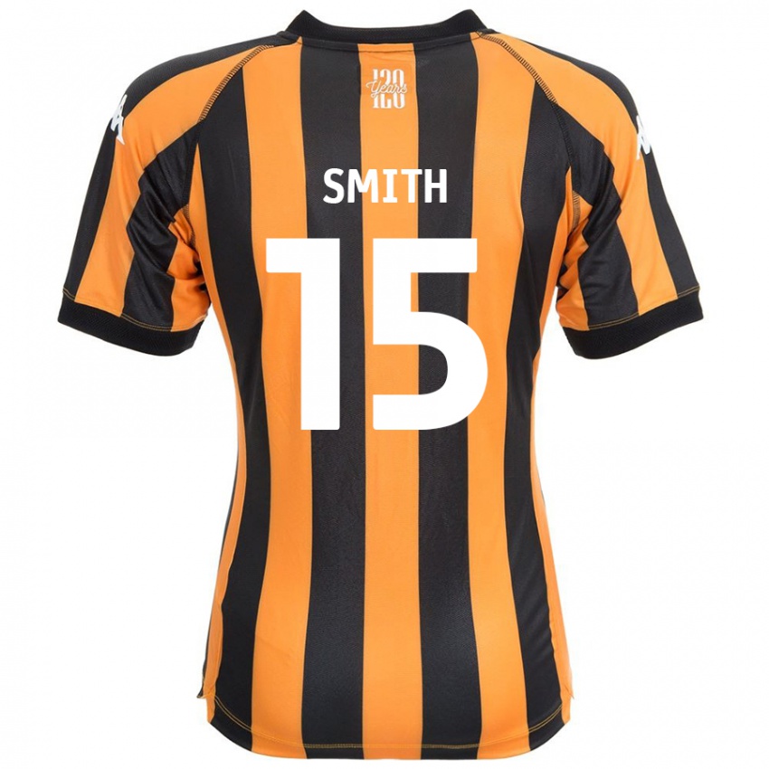 Enfant Maillot Suey Smith #15 Noir Ambre Tenues Domicile 2024/25 T-Shirt Belgique