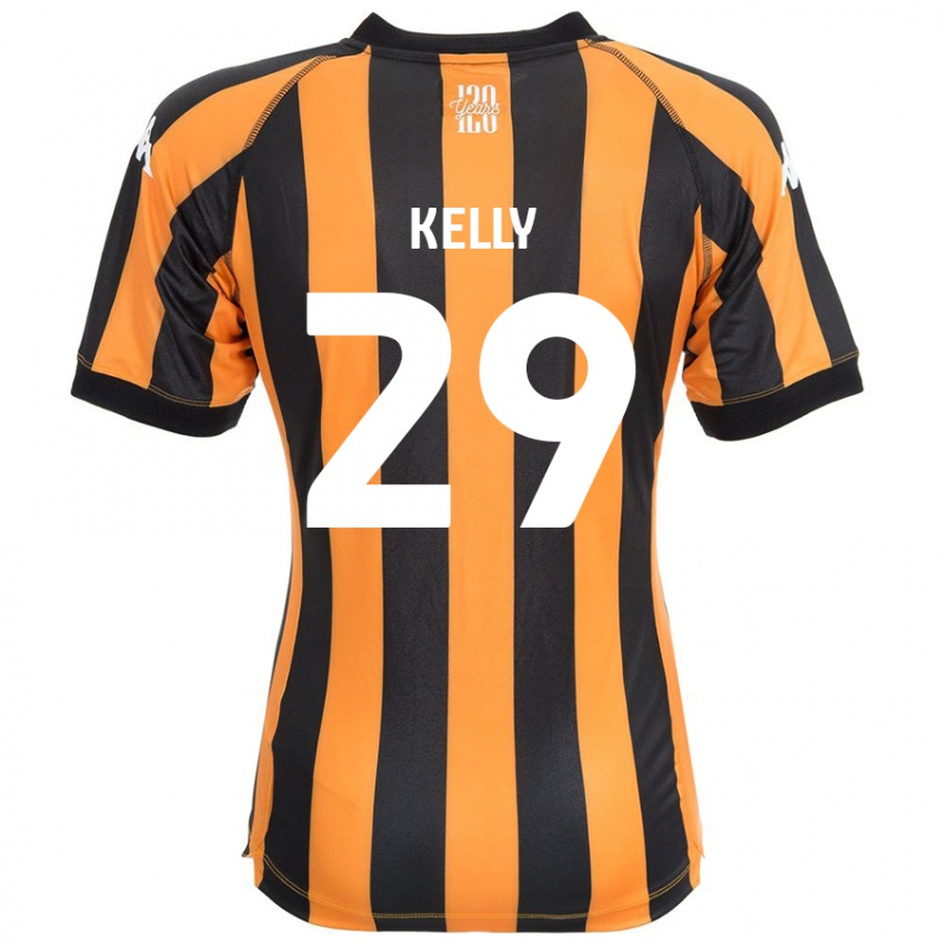 Enfant Maillot Ace Kelly #29 Noir Ambre Tenues Domicile 2024/25 T-Shirt Belgique