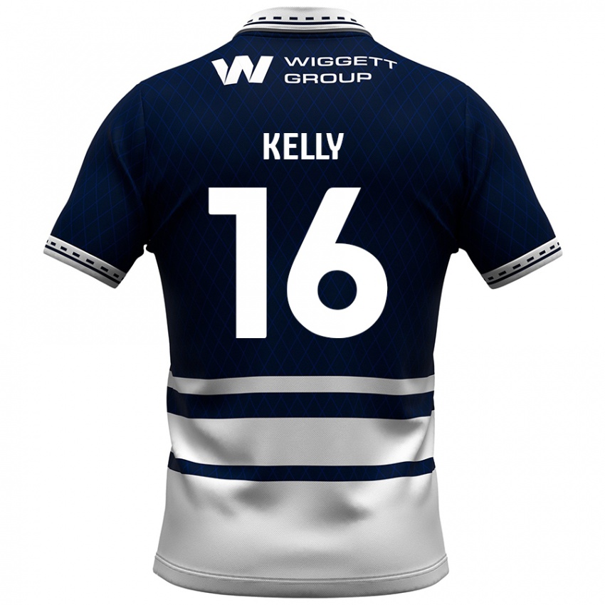 Kinderen Daniel Kelly #16 Marineblauw Wit Thuisshirt Thuistenue 2024/25 T-Shirt België