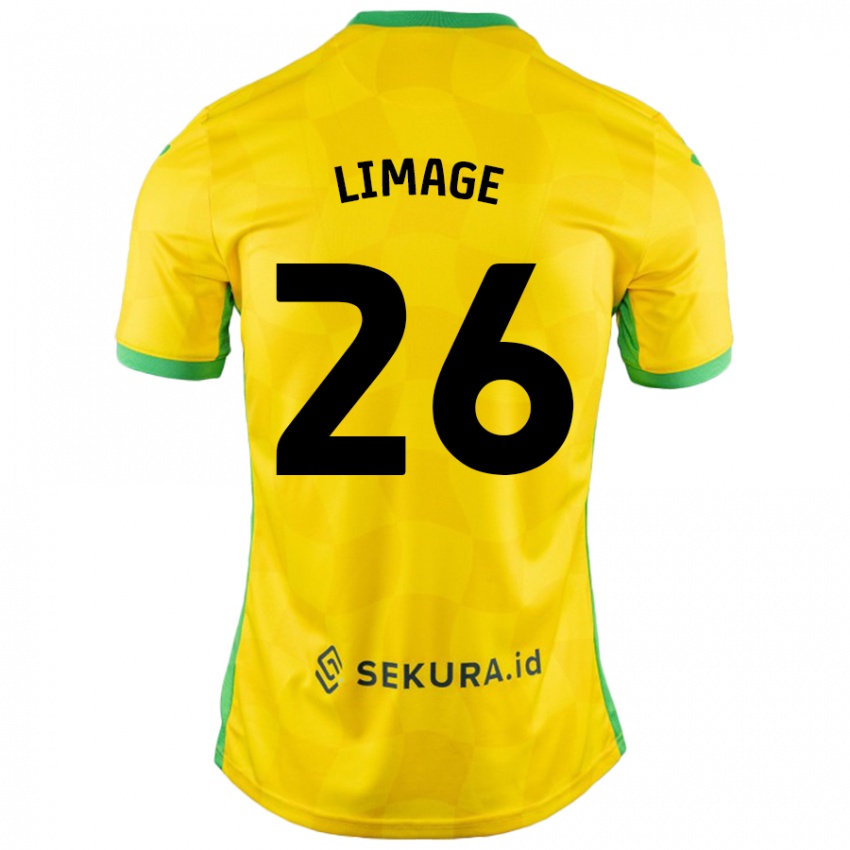 Enfant Maillot Felicity Limage #26 Jaune Vert Tenues Domicile 2024/25 T-Shirt Belgique