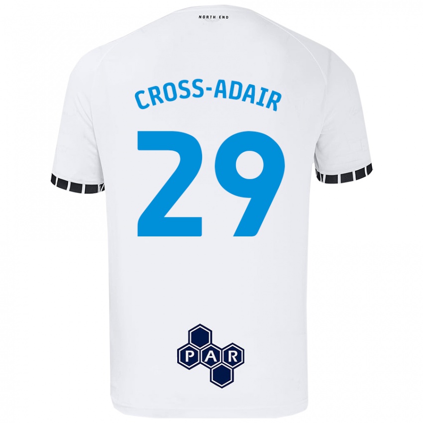 Enfant Maillot Finlay Cross-Adair #29 Blanc Tenues Domicile 2024/25 T-Shirt Belgique