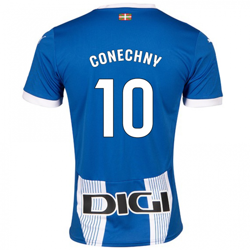 Enfant Maillot Tomás Conechny #10 Bleu Tenues Domicile 2024/25 T-Shirt Belgique