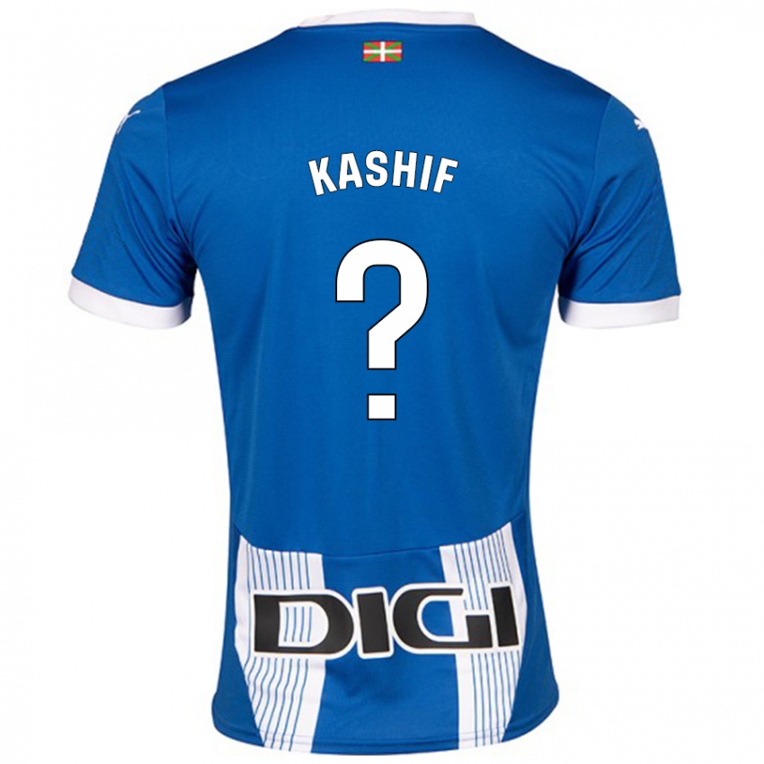 Enfant Maillot Sami Kashif #0 Bleu Tenues Domicile 2024/25 T-Shirt Belgique