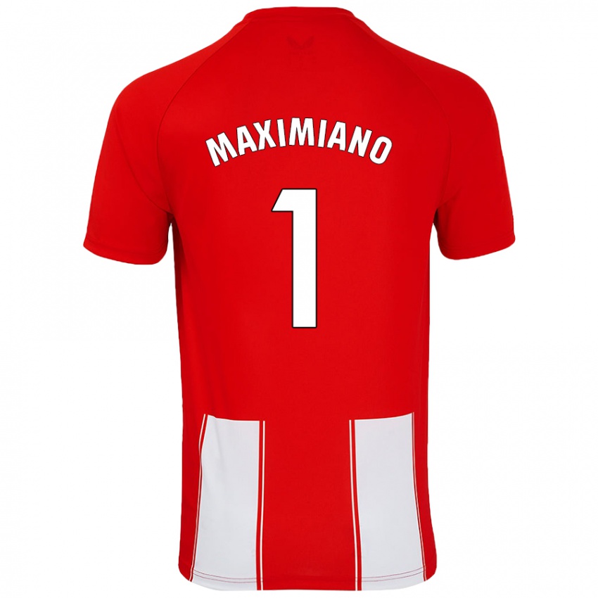 Kinderen Luís Maximiano #1 Rood Wit Thuisshirt Thuistenue 2024/25 T-Shirt België