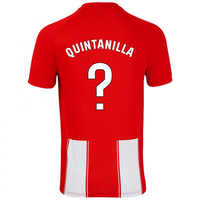 Kinderen Rubén Quintanilla #0 Rood Wit Thuisshirt Thuistenue 2024/25 T-Shirt België