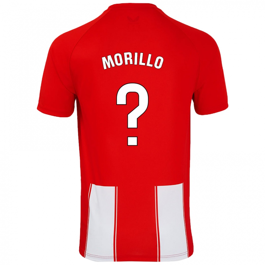 Kinderen Manu Morillo #0 Rood Wit Thuisshirt Thuistenue 2024/25 T-Shirt België