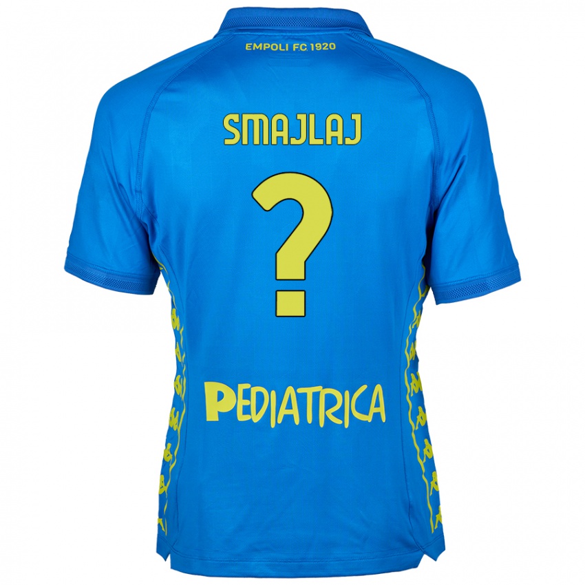 Enfant Maillot Rikardo Smajlaj #0 Bleu Tenues Domicile 2024/25 T-Shirt Belgique