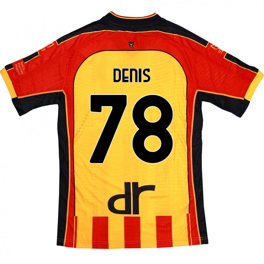 Kinderen Max Denis #78 Geel Rood Thuisshirt Thuistenue 2024/25 T-Shirt België